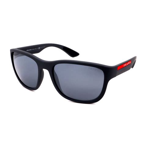 prada sunglasses black and red.